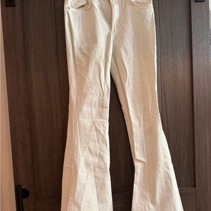 Garage White Flare Leg Jeans